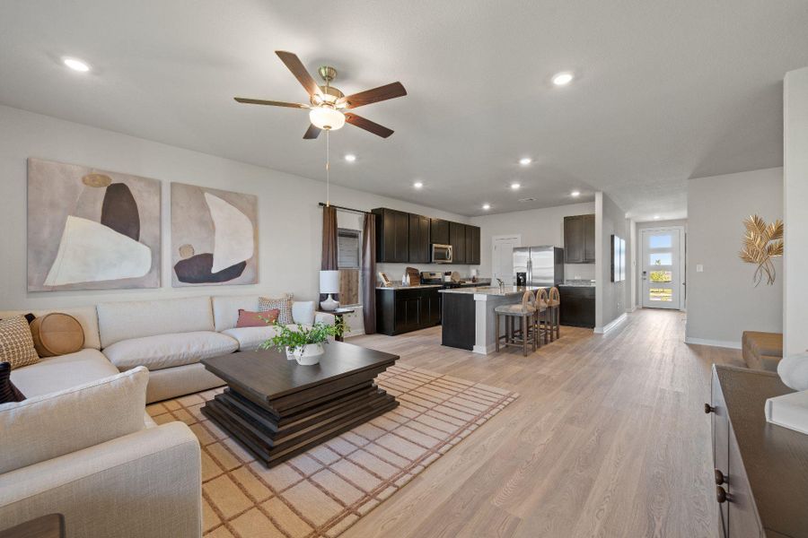 Open concept floorplan - Representative Photo