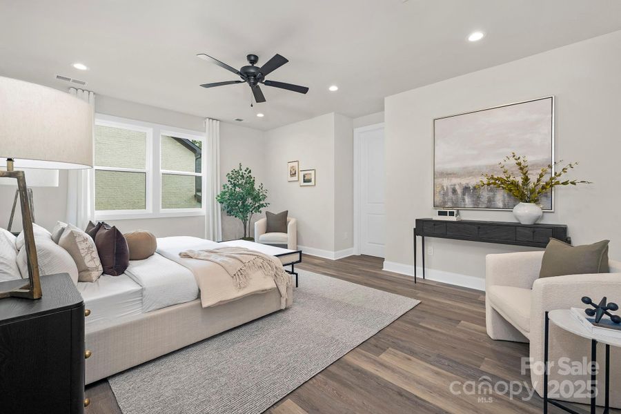 Furnished interior view inside a new home in , Charlotte (Image 12).