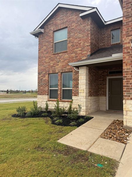 Exterior details and patio area of a home in Southern Pointe, College Station (Image 3).