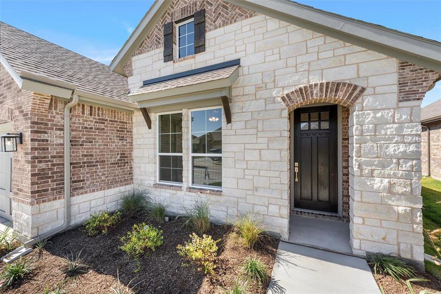 Exterior details and patio area of a home in Morningstar, Aledo (Image 22).