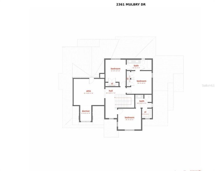 2D floor plan layout of this home in , Winter Park, FL (Image 2). 2D floor plan layout of this home in , Winter Park, FL (Image 2).