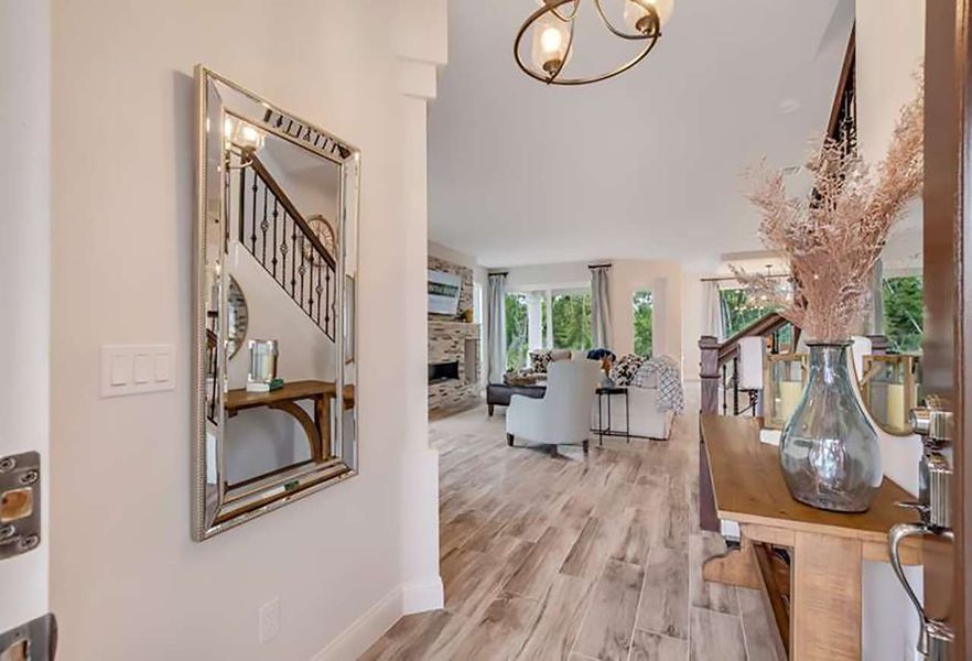 Representative furnished interior of a home built from the Asheville by Paytas Homes in The Reserve at Victoria, Deland (Image 10).