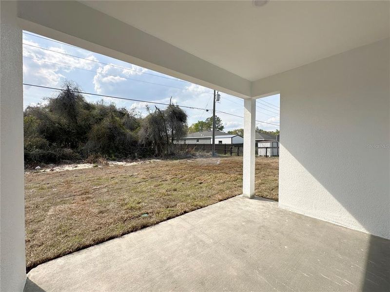 Covered Rear Lanai Covered Rear Lanai