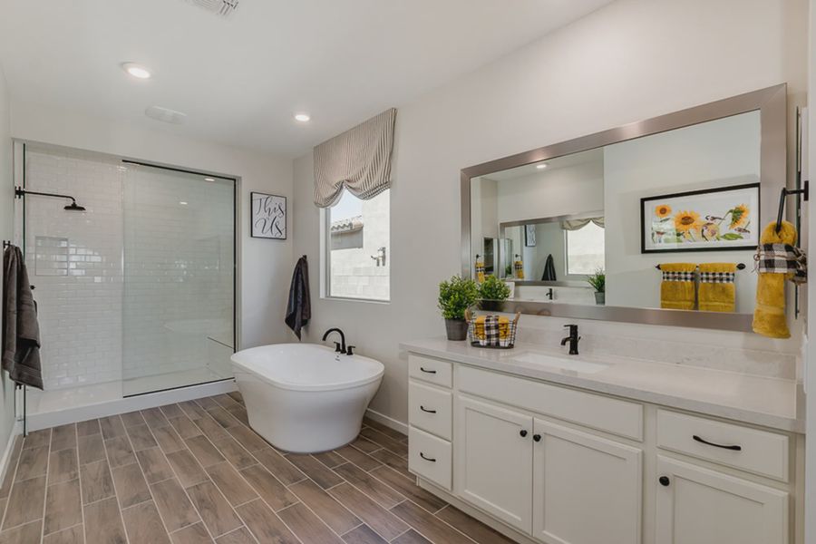 Furnished interior view inside a new home in Forté at Granite Vista, Waddell (Image 8).