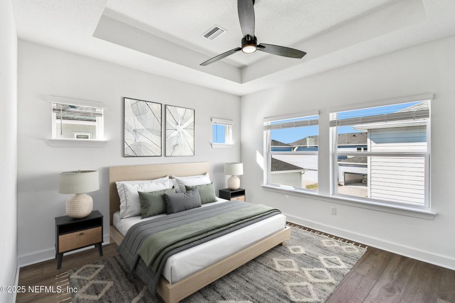 Furnished interior view inside a new home in , Jacksonville (Image 10).