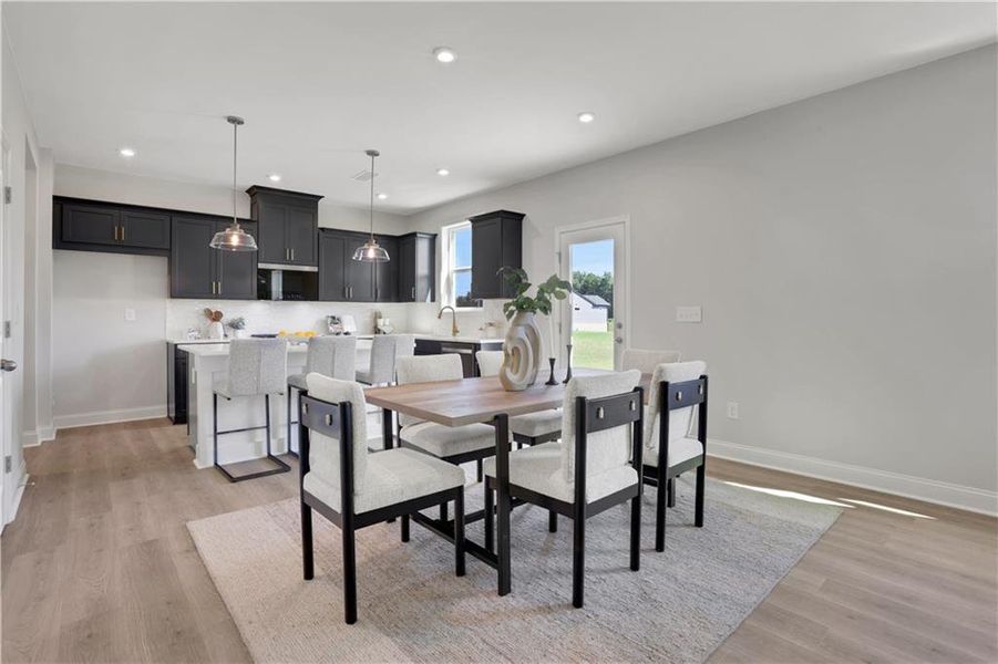 Furnished interior view inside a new home in Easton Walk, Lawrenceville (Image 19).