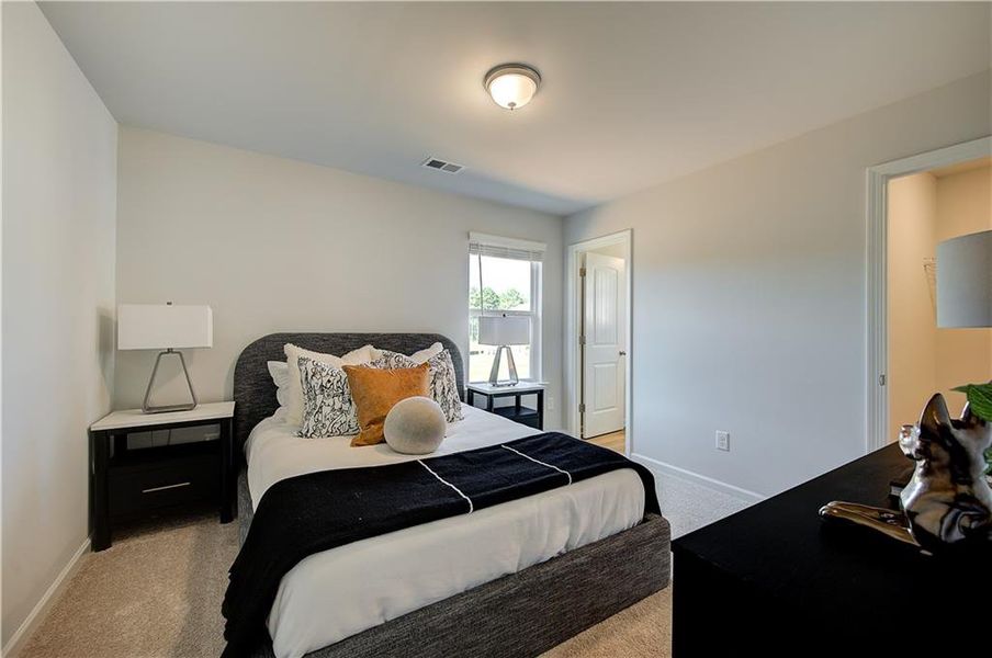 Furnished interior view inside a new home in Bowers Farm, McDonough (Image 12).