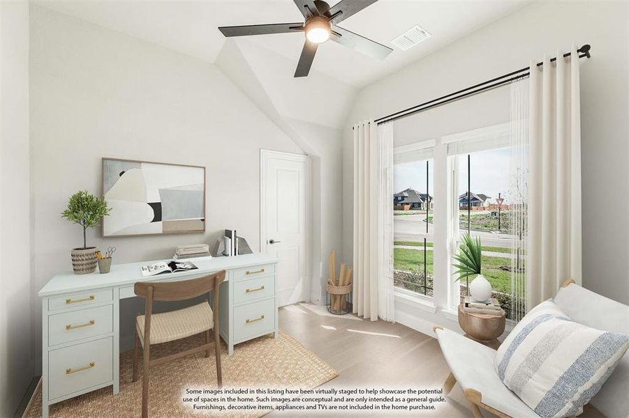 Furnished interior view inside a new home in Glenbrook, Red Oak (Image 10).