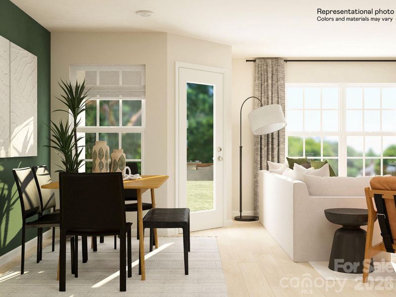 Furnished interior view inside a new home in Bakers Creek, Kannapolis (Image 6).