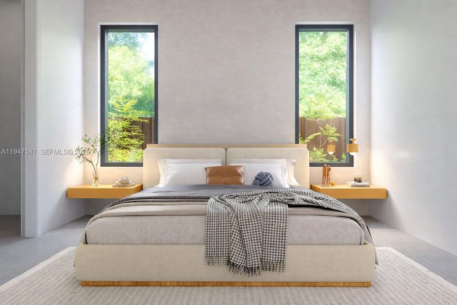 Furnished interior view inside a new home in , Fort Lauderdale (Image 9).