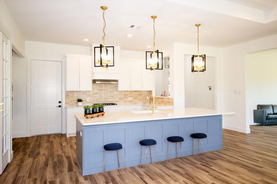 Furnished interior view inside a new home in , Hempstead (Image 7).