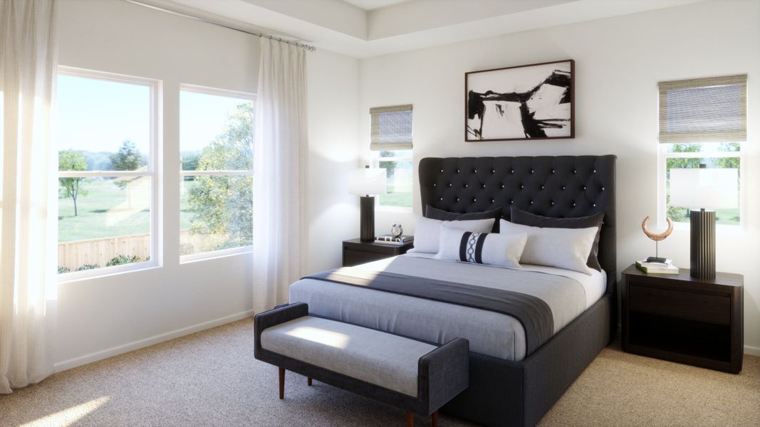 Furnished interior view inside a new home in The Estates Collection at Talon Pointe, Thornton (Image 3).