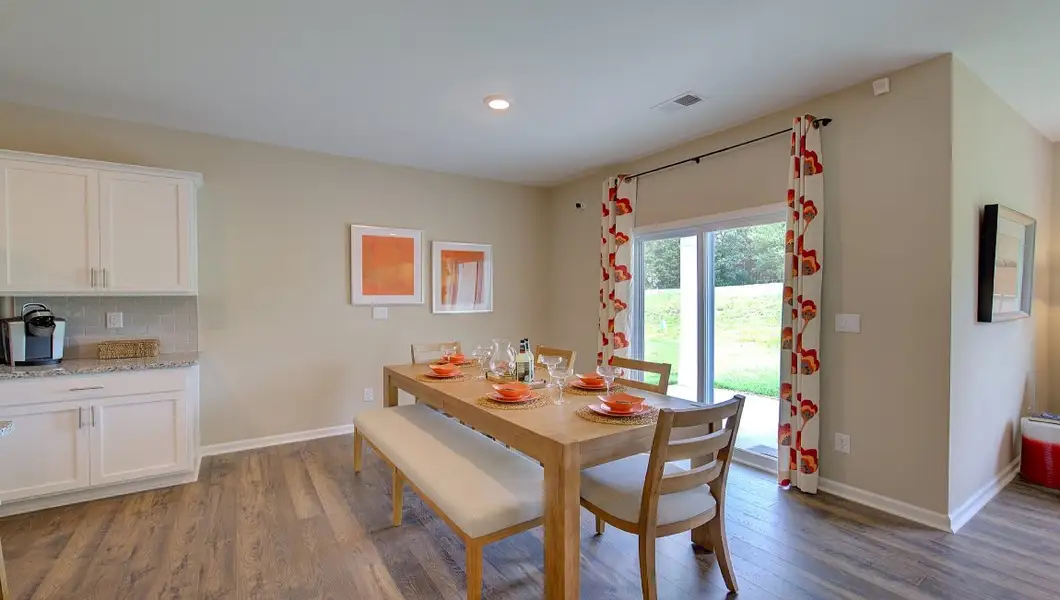 Furnished interior view inside a new home in Tap Root Farms, Fletcher (Image 10). Furnished interior view inside a new home in Tap Root Farms, Fletcher (Image 10).