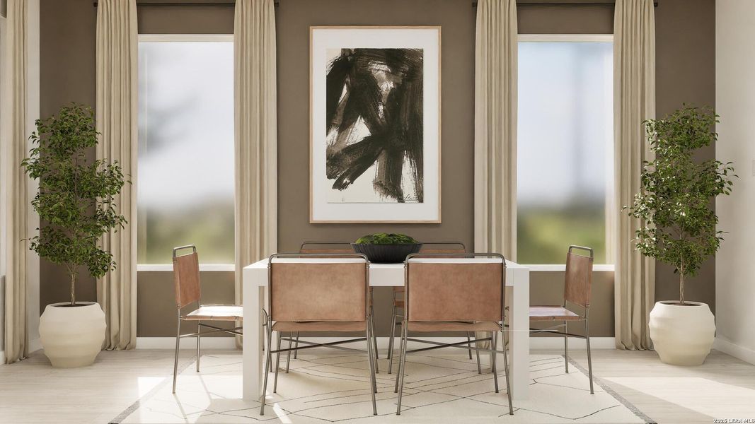 Furnished interior view inside a new home in Voss Farms, New Braunfels (Image 34).