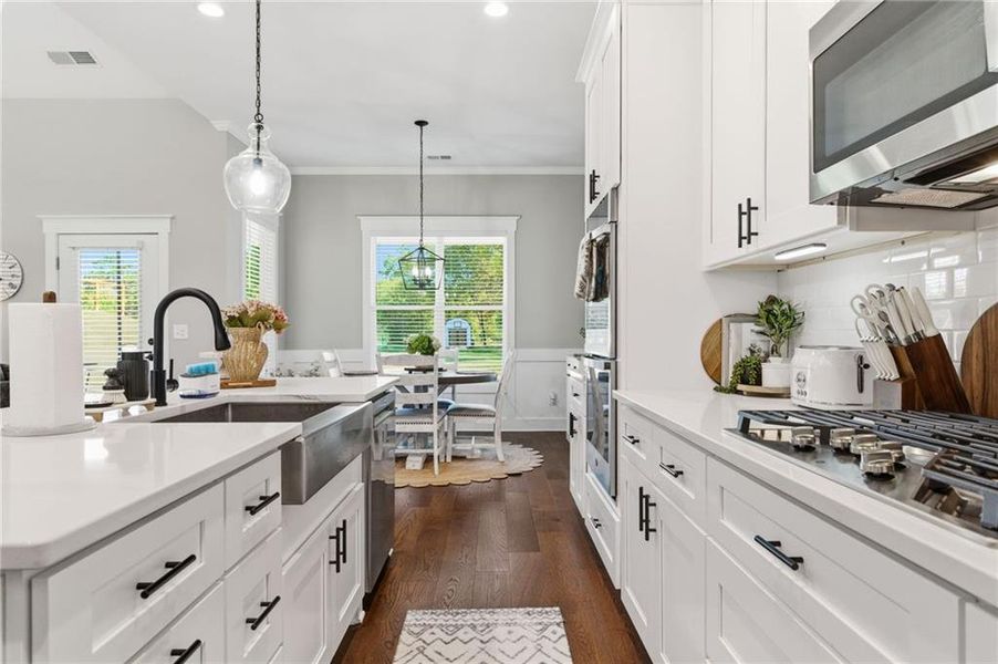 Furnished interior view inside a new home in , Jasper (Image 6). Furnished interior view inside a new home in , Jasper (Image 6).