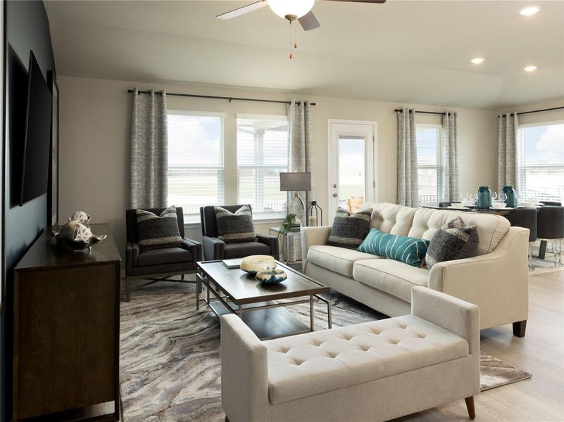 Photo is not of the actual home, but is an inspirational photo of builder’s model home and may depict options, furnishings, and/or decorator features that are not included