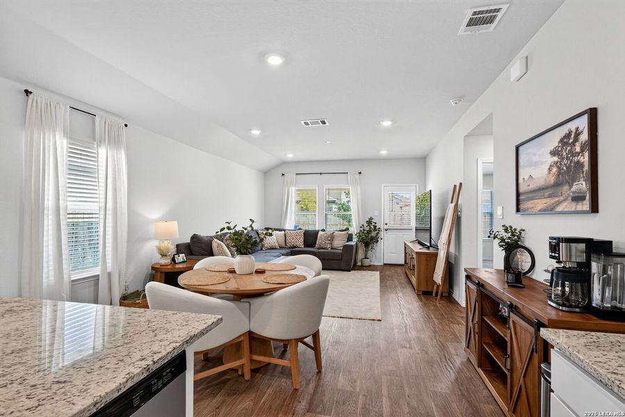 Furnished interior view inside a new home in Preserve at Medina, Von Ormy (Image 10).