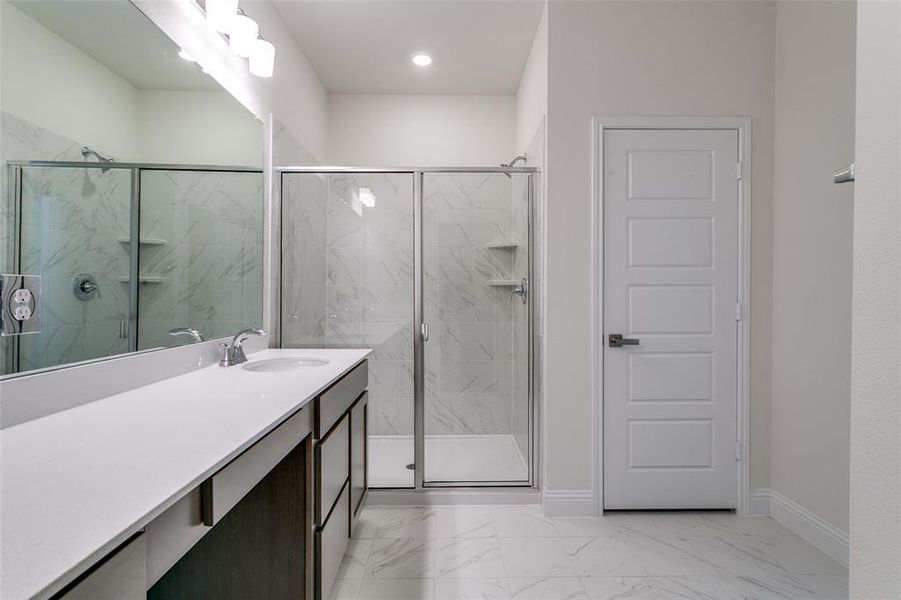 Furnished interior view inside a new home in The Preserve Estates, Justin (Image 9).