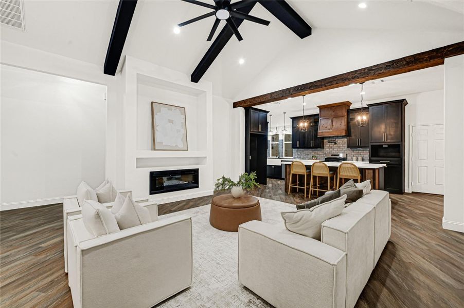 Furnished interior view inside a new home in , Huffman (Image 8). Furnished interior view inside a new home in , Huffman (Image 8).