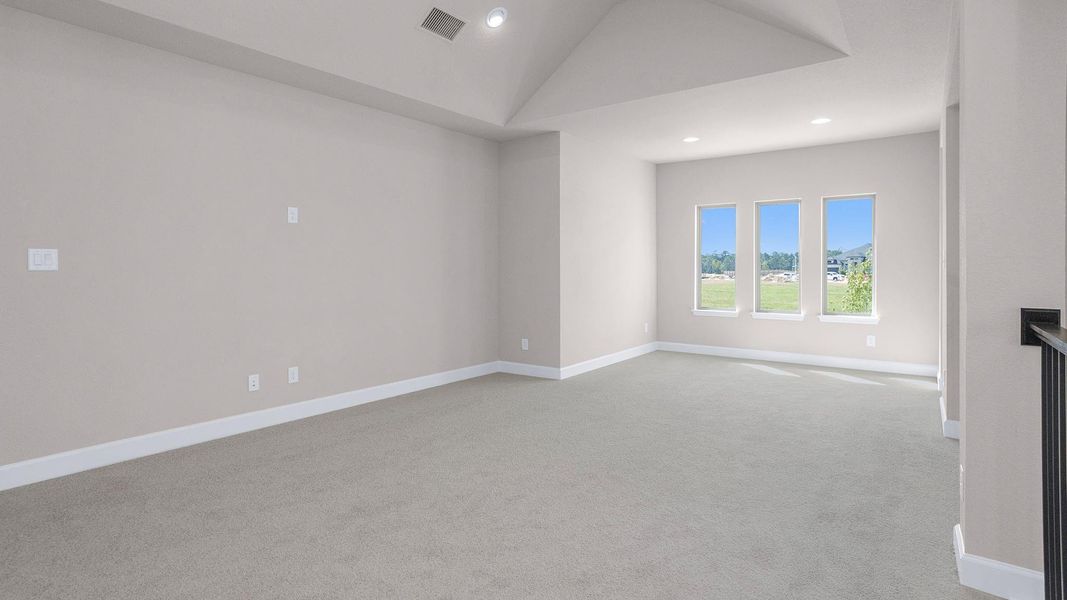 Spacious, unfurnished interior of a new home in Evergreen 70', Conroe (Image 14).