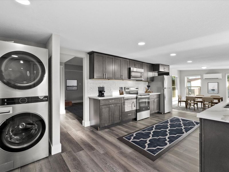 Furnished interior view inside a new home in , Dickinson (Image 7). Furnished interior view inside a new home in , Dickinson (Image 7).