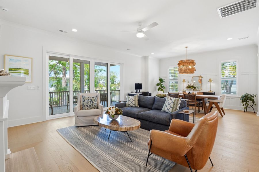 Furnished interior view inside a new home in , Johns Island (Image 6).