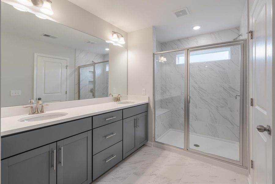 Furnished interior view inside a new home in The Landings at Montague, Goose Creek (Image 15).