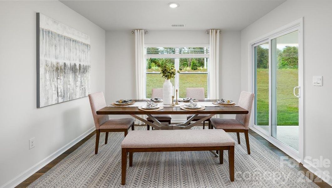 Furnished interior view inside a new home in Cline Village, Conover (Image 2).