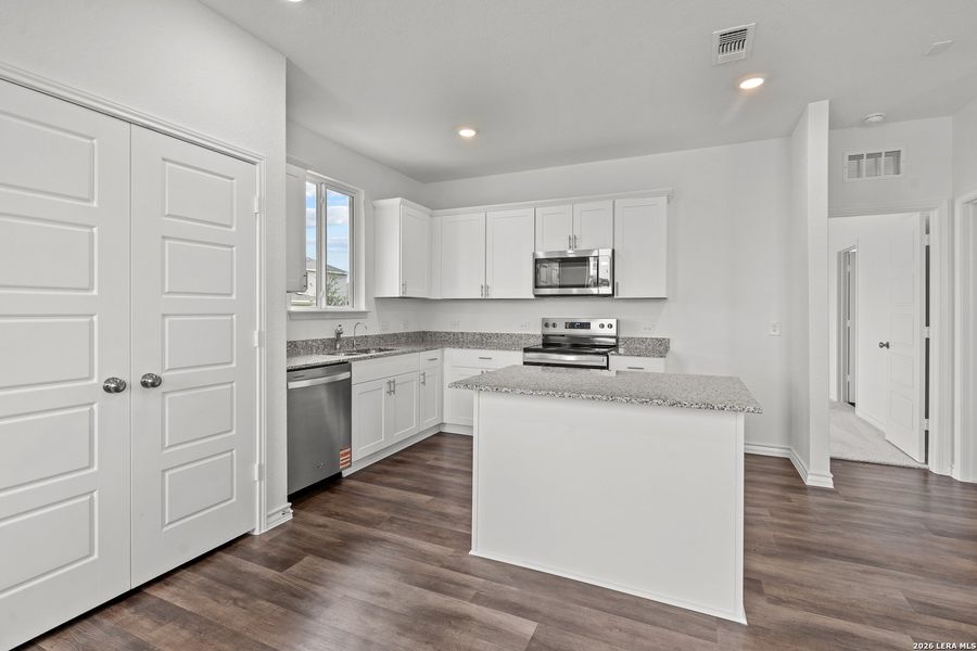Furnished interior view inside a new home in Vista Real, Converse (Image 11).