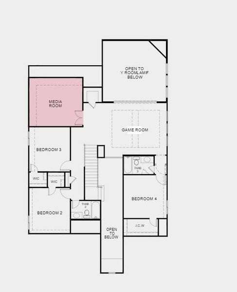 Structural options added include: Media room, standing shower in bath 4 and covered patio 1.