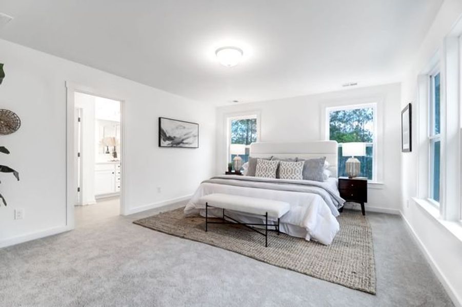 Representative furnished interior of a home built from the Charlotte by True Homes in Reeves Crossing, St. George (Image 12).