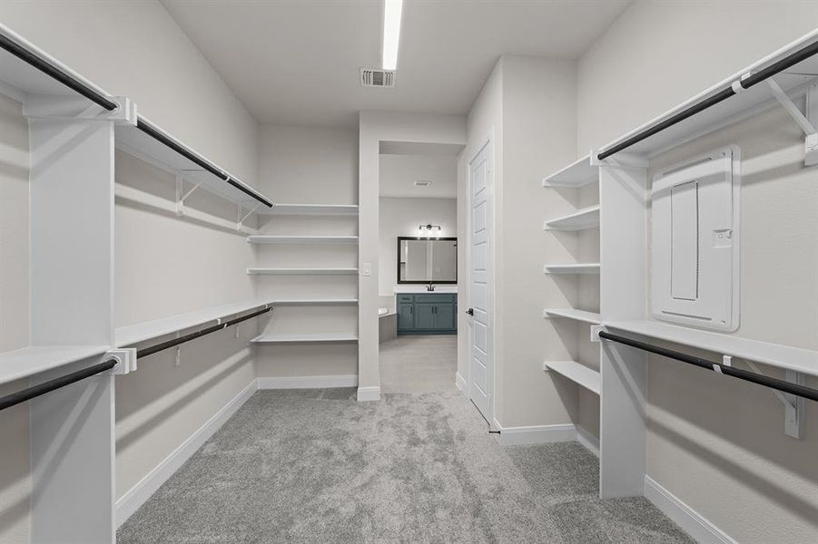 Furnished interior view inside a new home in South Pointe Manor Series, Mansfield (Image 13). Furnished interior view inside a new home in South Pointe Manor Series, Mansfield (Image 13).