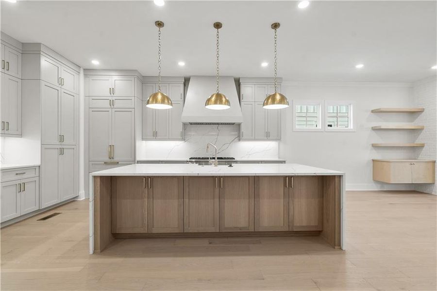 Furnished interior view inside a new home in Promenade at Sawnee Village, Cumming (Image 12).