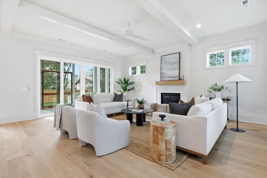 Furnished interior view inside a new home in , Mount Pleasant (Image 3).