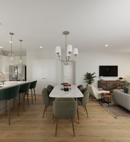 Representative furnished interior of a home built from the The Bluff by Taylor Morrison in Trailstone Villas Collection, Arvada (Image 6). Representative furnished interior of a home built from the The Bluff by Taylor Morrison in Trailstone Villas Collection, Arvada (Image 6).