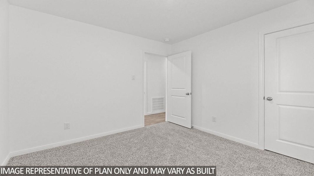 Spacious, unfurnished interior of a new home in Castles Edge, Willis (Image 9). Spacious, unfurnished interior of a new home in Castles Edge, Willis (Image 9).