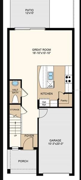 2D floor plan layout of this home in , Davenport, FL (Image 4). 2D floor plan layout of this home in , Davenport, FL (Image 4).