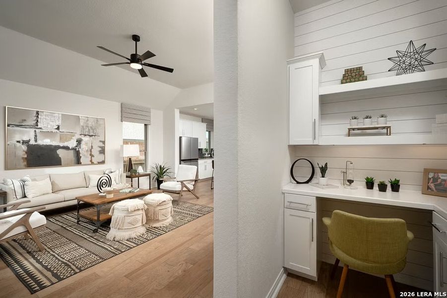 Furnished interior view inside a new home in The Parklands, Schertz (Image 9).