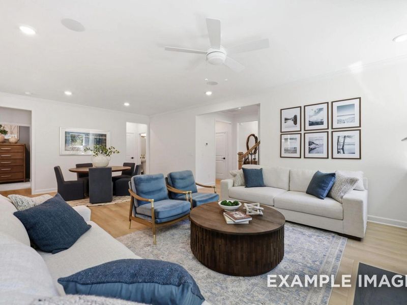 Furnished interior view inside a new home in Ashland, New Hill (Image 12).
