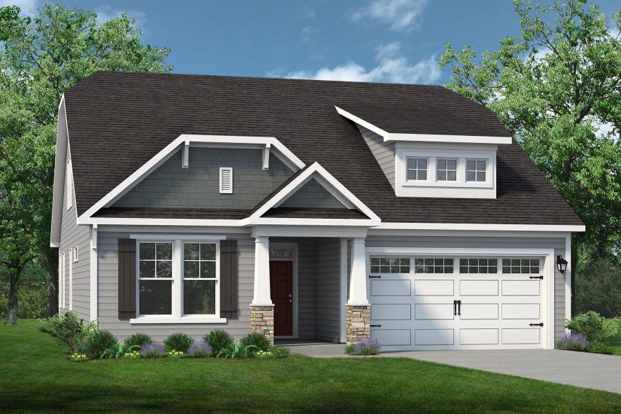 Representative exterior photo of a completed home built from the The Shorebreak by Chesapeake Homes in Heritage Park at Longs, Longs, SC (Image 21).