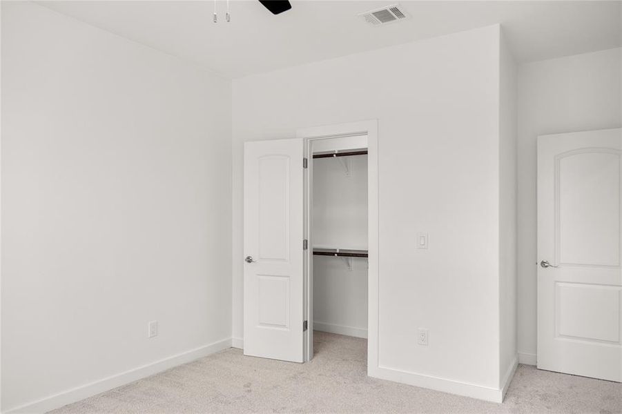 Closet for second bedroom