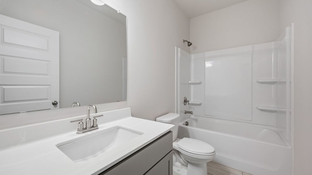Furnished interior view inside a new home in Heritage Pointe, Senoia (Image 8).