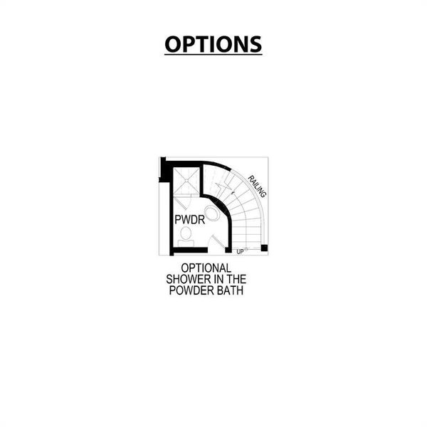 2D floor plan layout of this home in Trails at Cottonwood Creek, Rowlett, TX (Image 3).