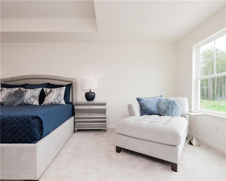 Furnished interior view inside a new home in Old Salem Crossing, Conyers (Image 8).