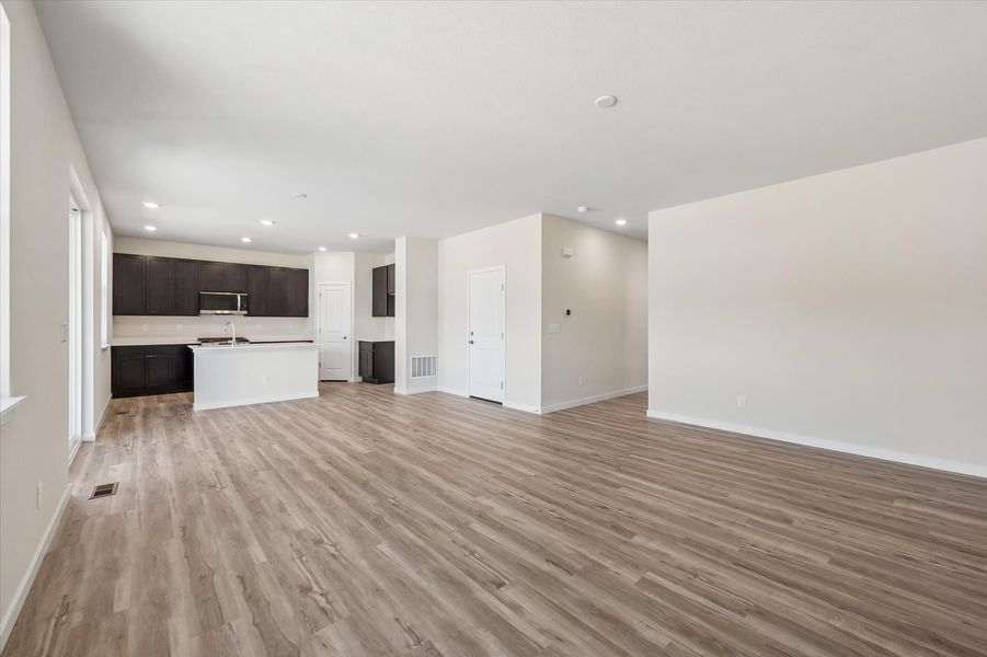A large empty room.
