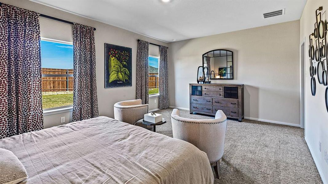 Furnished interior view inside a new home in Bella Vista, Granbury (Image 25).