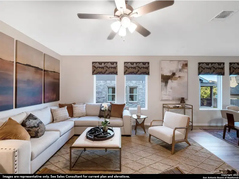 Furnished interior view inside a new home in Garden Grove, San Antonio (Image 9).