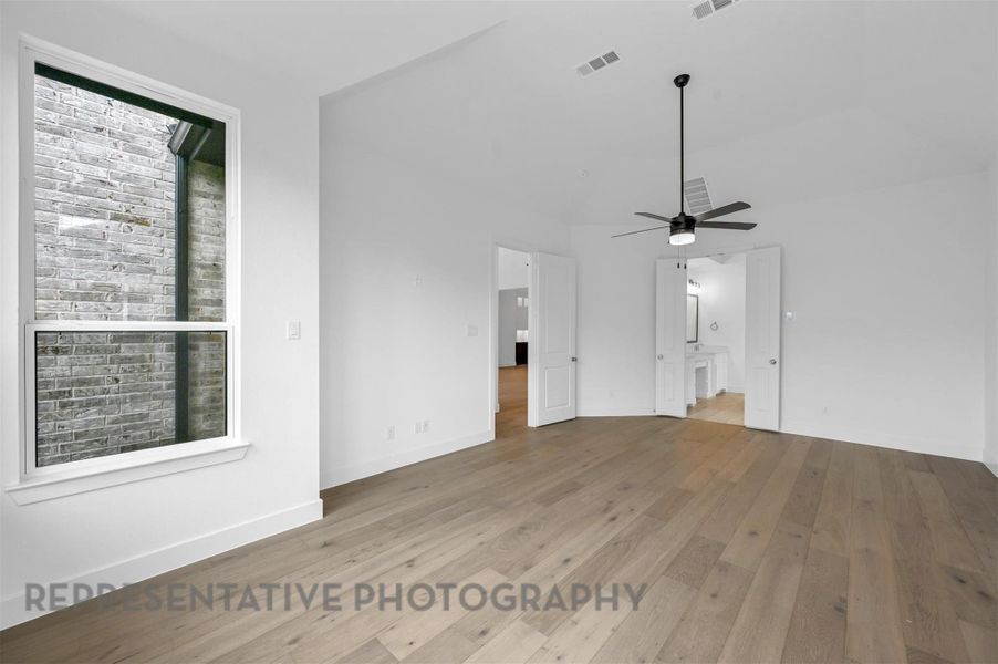 Spacious, unfurnished interior of a new home in Elyson: 80ft. lots, Katy (Image 17).