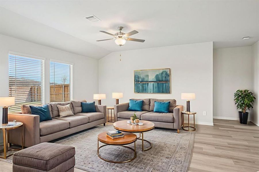 Furnished interior view inside a new home in Trails of Lavon - Signature Series, Lavon (Image 15).