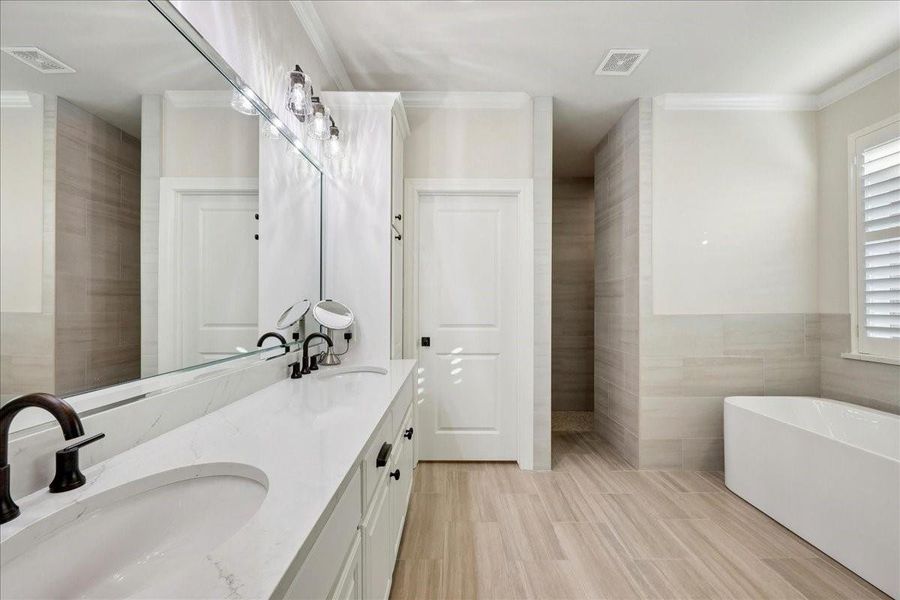 Furnished interior view inside a new home in , Beaumont (Image 14). Furnished interior view inside a new home in , Beaumont (Image 14).